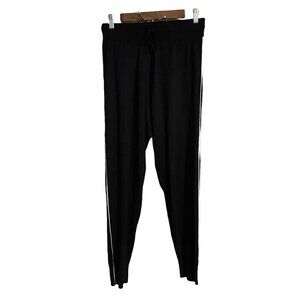 Comune Womens NWT Black Drawstring Waist Back Pocket Prescott Joggers Medium